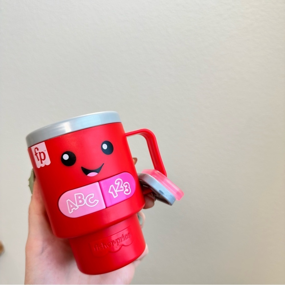 4/$20 Fisher Price Red Coffee Cup Toy